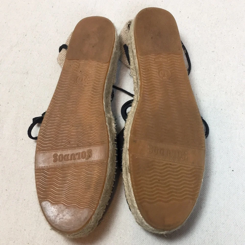 Soludos leather platform Gladiator espadrilles